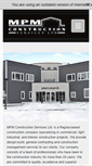 Mobile Screenshot of mpmconst.com
